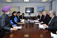 Foreign Secretary Sujatha Singh and Daniel B. Poneman, Deputy Secretary of Energy at a delegation level meeting in Washington, DC on December 9, 2013. (Photo: US Dept of Energy)
