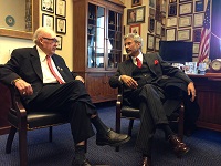 Ambassador Dr. S. Jaishankar with Congressman Howard Coble of North Carolina - January 13, 2014.
