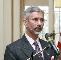 Ambassador Dr. S. Jaishankar addressing the gathering at the Republic Day Reception hosted at the Embassy Residence on January 23.