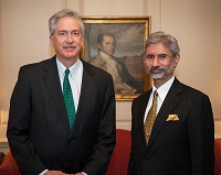 Ambassador Dr. S. Jaishankar meeting with Deputy Secretary of State William J. Burns at the US State Department on January 14, 2014. (Photo: US Dept of State)