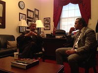 Ambassador Dr. S. Jaishankar with Congressman Ami Bera, Member of House Foreign Affairs Committee, on Jan. 15, 2014