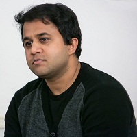 Actor Omi Vaidya at the cultural event 'For Here or To Go ? - Feature Film by Director Rucha Humnabadkar, presented by Embassy of India, Washington DC on November 20, 2015.