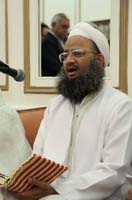 Invocation (Recitation from the Holy Quran) by Sheikh Murtaza Challawala, current Aamil Saheb of the Dawoodi Bhora community of Washington DC, at the 'Eid-ul-Fitr' celebrations hosted at the Embassy Residence on July 31, 2016.