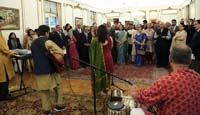 Songs performed by Ms. Swati Kanitkar (Vocal) accompanied by Mr. Debu Nayak on Tabla, Mr. Adnan Massod on Keyboard and Master Tej Kanitkar on Guitar, at the 'Eid-ul-Fitr' celebrations hosted at the Embassy Residence on July 31, 2016.
