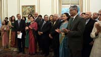 Guests in attendance at the 'Eid-ul-Fitr' celebrations hosted at the Embassy Residence on July 31, 2016.