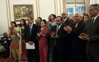 Guests in attendance at the 'Eid-ul-Fitr' celebrations hosted at the Embassy Residence on July 31, 2016.