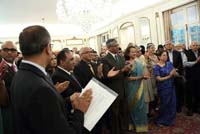 Guests in attendance at the 'Eid-ul-Fitr' celebrations hosted at the Embassy Residence on July 31, 2016.