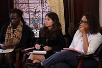 Interactive Q&A session during the briefing for the students of Global Policy Program, School of Advanced International Studies, Johns Hopkins University at Embassy of India, Washington DC on November 4, 2016