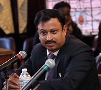 Counsellor(Eco) Nilkanth Avhad addressing the students of Global Policy Program, School of Advanced International Studies, Johns Hopkins University during the briefing at Embassy of India, Washington DC on November 4, 2016
