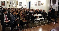 Guests in attendance at the Discussion event 'India and Israel: A Growing Relationship', presented at Embassy of India, Washington, DC on February 29, 2016 by American University in association with Embassies of India and Israel.