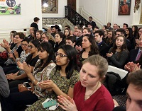 Guests in attendance at the Discussion event 'India and Israel: A Growing Relationship', presented at Embassy of India, Washington, DC on February 29, 2016 by American University in association with Embassies of India and Israel.