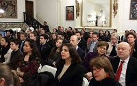 Guests in attendance at the Discussion event 'India and Israel: A Growing Relationship', presented at Embassy of India, Washington, DC on February 29, 2016 by American University in association with Embassies of India and Israel.