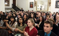 Guests in attendance at the Discussion event 'India and Israel: A Growing Relationship', presented at Embassy of India, Washington, DC on February 29, 2016 by American University in association with Embassies of India and Israel.