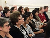 Guests in attendance at the Discussion event 'India and Israel: A Growing Relationship', presented at Embassy of India, Washington, DC on February 29, 2016 by American University in association with Embassies of India and Israel.