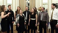 Hanukkah songs in Hebrew and English by Makela Young Jewish Professional Singers' group.