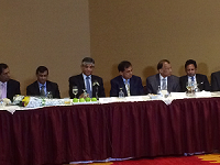 Ambassador Arun K. Singh's meeting with prominent business community at New Jersey on August 9, 2015.