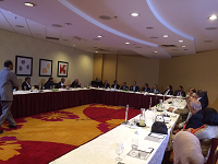 Ambassador Arun K. Singh's meeting with prominent business community at New Jersey on August 9, 2015.