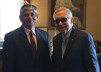 Ambassador Arun K. Singh meeting Senator Harry Reid, Democratic Leader, US Senate on July 16, 2015