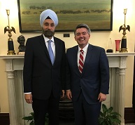 Productive conversation of Ambassador Navtej Sarna with Senator Cory Gardner on strengthening #IndiaUSbonds and addressing regional security challenges