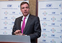 Senator Mark Warner at CII event at the Capitol, Washington, DC on  July 14, 2015