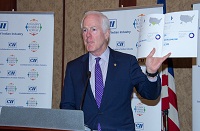 Senator John Cornyn at CII event at the Capitol, July 14, 2015, Washington DC