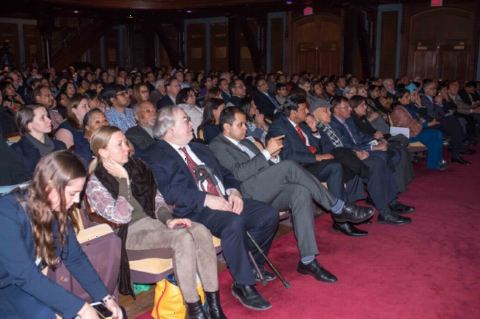 Guests in attendance on India @ 70 Celebrations at Gaston Hall, Georgetown University, Washington DC on November 20, 2017