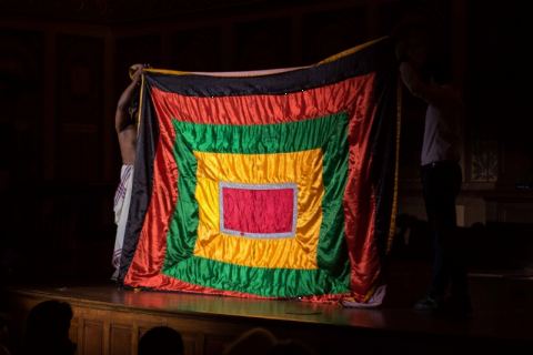 Guru Vandanam – Slokam (by Group musicians) on India @ 70 Celebrations at Gaston Hall, Georgetown University, Washington DC on November 20, 2017