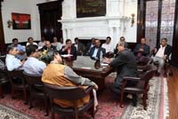Interactive Session at the briefing hosted by the Embassy for participants of Advanced Global Leadership Program (AGLP-2016) on September 7.