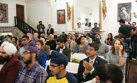 Guests in attendance at the cultural event "'Music Beyond Borders' - An Evening of Punjabi Folk and Sufi Classics And Amrita Pritam's poetry set to music by Amrit Kaur Lohia", presented by Embassy of India, Washington DC on October 7.
