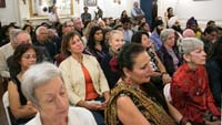 Guests in attendance at the cultural event "'Music Beyond Borders' - An Evening of Punjabi Folk and Sufi Classics And Amrita Pritam's poetry set to music by Amrit Kaur Lohia", presented by Embassy of India, Washington DC on October 7.
