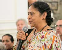 Interactive Q&A session with the artist Ms. Amrit Kaur Lohia at the cultural event "'Music Beyond Borders' - An Evening of Punjabi Folk and Sufi Classics And Amrita Pritam's poetry", presented by Embassy of India, Washington DC on October 7.