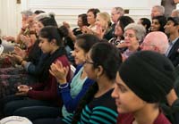 Guests in attendance at the cultural event "'Music Beyond Borders' - An Evening of Punjabi Folk and Sufi Classics And Amrita Pritam's poetry set to music by Amrit Kaur Lohia", presented by Embassy of India, Washington DC on October 7.