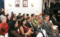 Guests in attendance at the cultural event "'Music Beyond Borders' - An Evening of Punjabi Folk and Sufi Classics And Amrita Pritam's poetry set to music by Amrit Kaur Lohia", presented by Embassy of India, Washington DC on October 7.