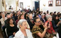 Guests in attendance at the cultural event "'Music Beyond Borders' - An Evening of Punjabi Folk and Sufi Classics And Amrita Pritam's poetry set to music by Amrit Kaur Lohia", presented by Embassy of India, Washington DC on October 7.