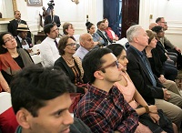 Guests in attendance at the cultural event "'New World Raga' - Communicating Across Musical Cultures", presented by Embassy of India, Washington DC on April 22.