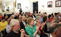 Guests in attendance at the cultural event "'New World Raga' - Communicating Across Musical Cultures", presented by Embassy of India, Washington DC on April 22.