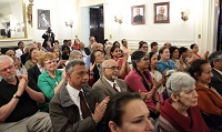 Guests in attendance at the cultural event "'New World Raga' - Communicating Across Musical Cultures", presented by Embassy of India, Washington DC on April 22.