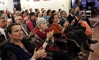 Guests in attendance at the cultural event "'New World Raga' - Communicating Across Musical Cultures", presented by Embassy of India, Washington DC on April 22.