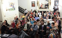 Guests in attendance at the cultural event "'New World Raga' - Communicating Across Musical Cultures", presented by Embassy of India, Washington DC on April 22.