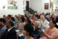Guests in attendance at the cultural event "'New World Raga' - Communicating Across Musical Cultures", presented by Embassy of India, Washington DC on April 22.