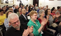 Guests in attendance at the cultural event "'New World Raga' - Communicating Across Musical Cultures", presented by Embassy of India, Washington DC on April 22.