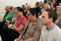 Guests in attendance at the cultural event "'New World Raga' - Communicating Across Musical Cultures", presented by Embassy of India, Washington DC on April 22.