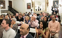 Guests in attendance at the cultural event "'New World Raga' - Communicating Across Musical Cultures", presented by Embassy of India, Washington DC on April 22.
