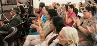 Guests in attendance at the cultural event "'New World Raga' - Communicating Across Musical Cultures", presented by Embassy of India, Washington DC on April 22.