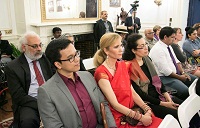 Guests in attendance at the cultural event "'New World Raga' - Communicating Across Musical Cultures", presented by Embassy of India, Washington DC on April 22.