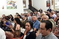 Guests in attendance at the event "'In Pursuit of Gods and Goddesses' - Tales of Fieldwork Chasing Temples and Images" - Talk by Prof. Vidya Dehejia, presented by Embassy of India, Washington DC on April 25.