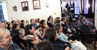 Guests in attendance at the event "'In Pursuit of Gods and Goddesses' - Tales of Fieldwork Chasing Temples and Images" - Talk by Prof. Vidya Dehejia, presented by Embassy of India, Washington DC on April 25.