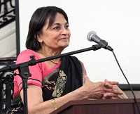 Interactive Q&A session at the event "'In Pursuit of Gods and Goddesses' - Tales of Fieldwork Chasing Temples and Images" - Talk by Prof. Vidya Dehejia, presented by Embassy of India, Washington DC on April 25.