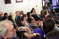 Guests in attendance at the event "'In Pursuit of Gods and Goddesses' - Tales of Fieldwork Chasing Temples and Images" - Talk by Prof. Vidya Dehejia, presented by Embassy of India, Washington DC on April 25.