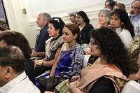 Guests in attendance at the event "'In Pursuit of Gods and Goddesses' - Tales of Fieldwork Chasing Temples and Images" - Talk by Prof. Vidya Dehejia, presented by Embassy of India, Washington DC on April 25.